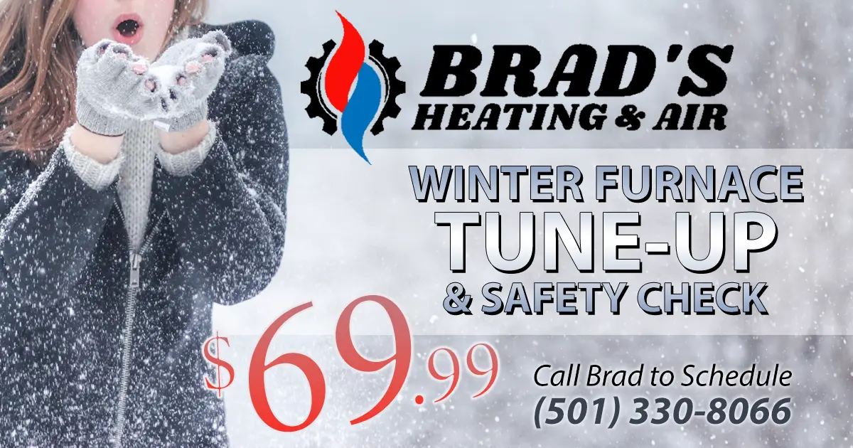 Brad's Heating & Air Winter Furnace Tune-Up & Safety Check - only $69.99