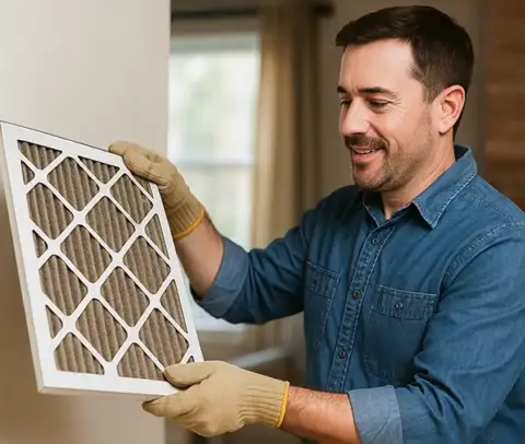 We recommend changing air filters every month or two, when they are dirty.
