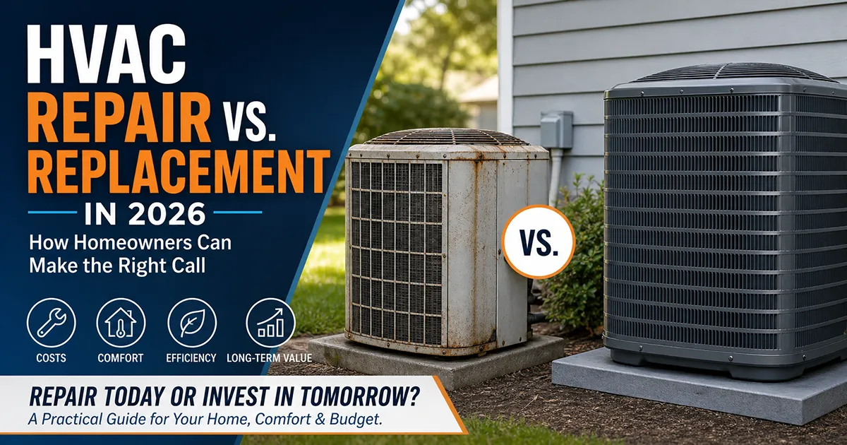 HVAC Repair or Replace? A great question for homeowners in 2026
